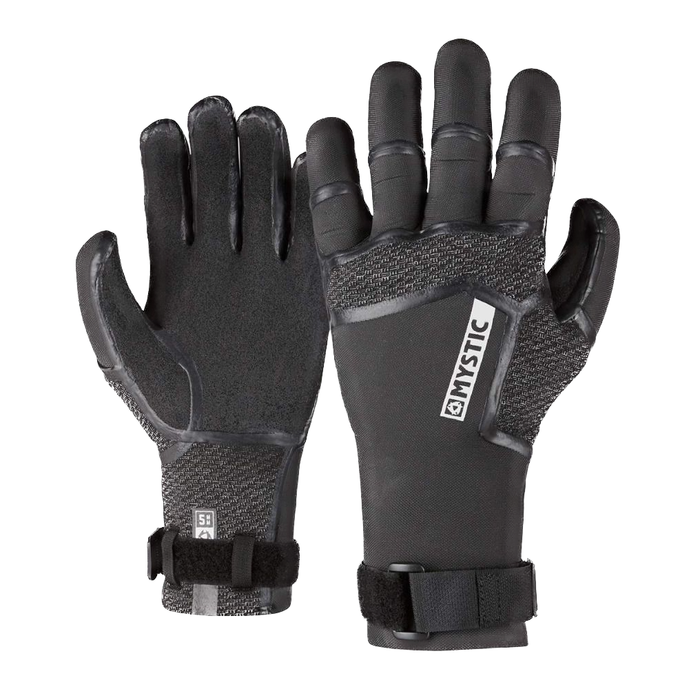 Mystic Supreme Glove 5mm Precurved Black Buy Wake UK