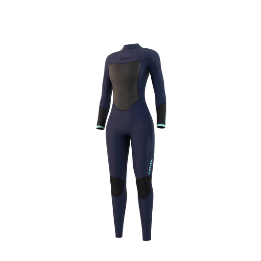 Mystic - Womens Brand 3/2mm Wetsuit Back Zip - Night Blue - 2024