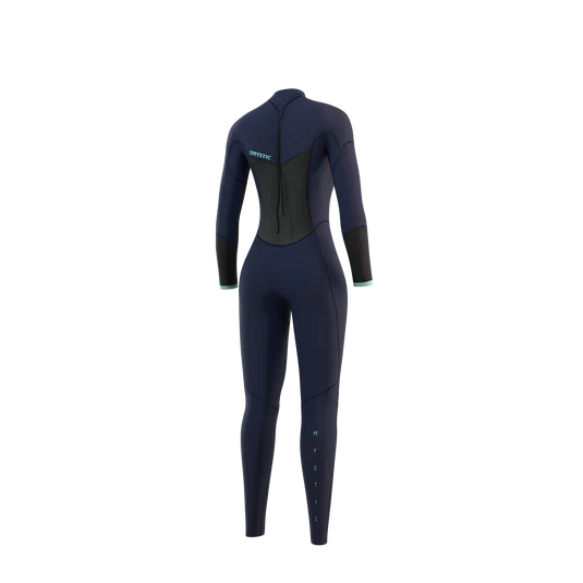 Mystic - Womens Brand 3/2mm Wetsuit Back Zip - Night Blue - 2024