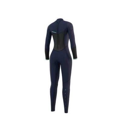 Mystic - Womens Brand 3/2mm Wetsuit Back Zip - Night Blue - 2024