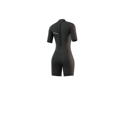 Mystic - Womens Brand 3/2mm Shorty Back Zip - Black - 2024