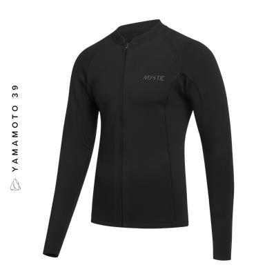 Mystic - Majestic Surf Jacket L/S 2mm Fzip - Black - 2024