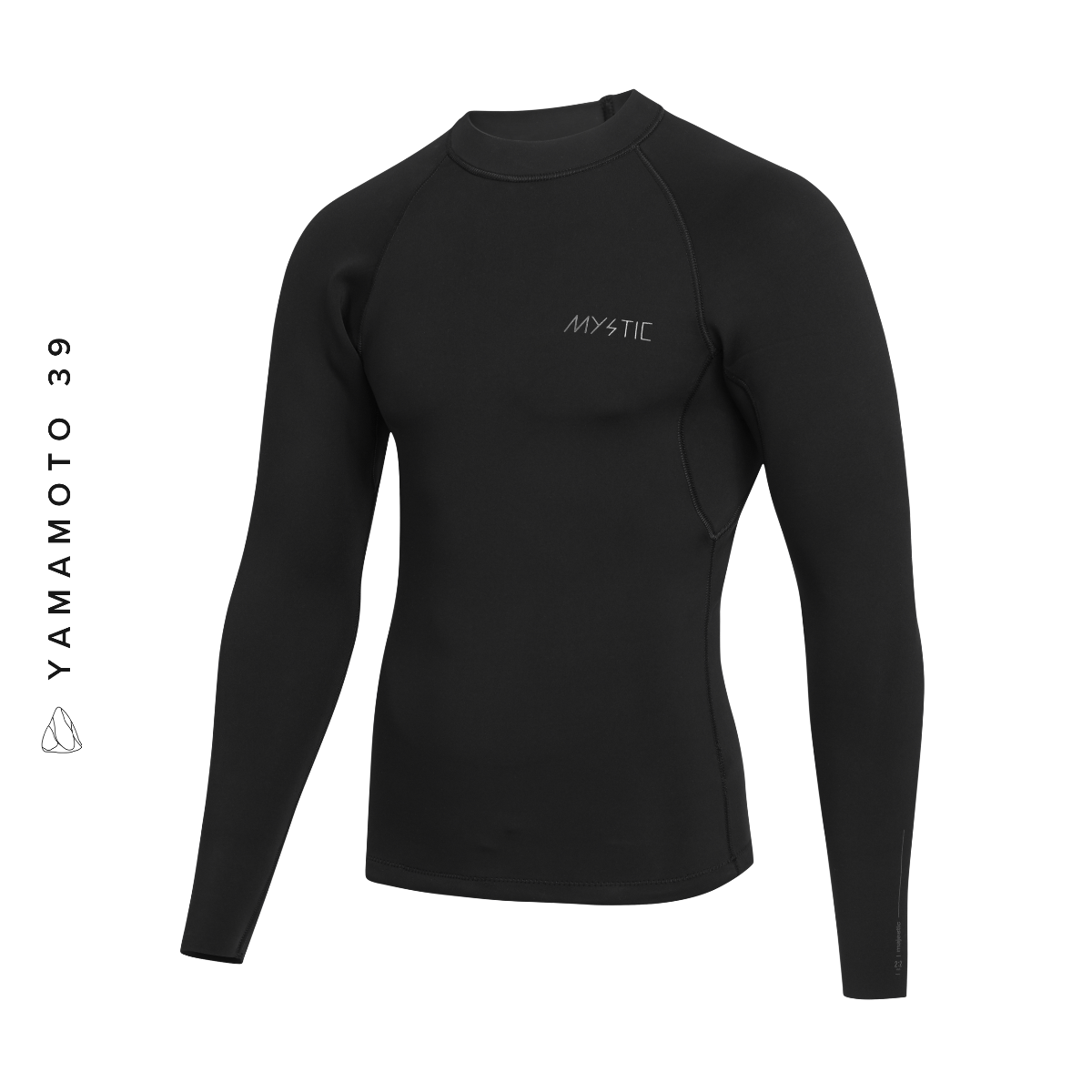 25 - Mystic Majestic Surf Top L/S 2mm - Black - L - Ex Display
