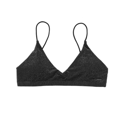 Mystic | Bruna Bikini Top | Black / Glitter | 2023 | Buy Wake UK