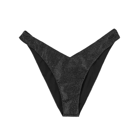 Mystic | Bruna Bikini Bottom | Black / Glitter | 2023 | Buy Wake UK