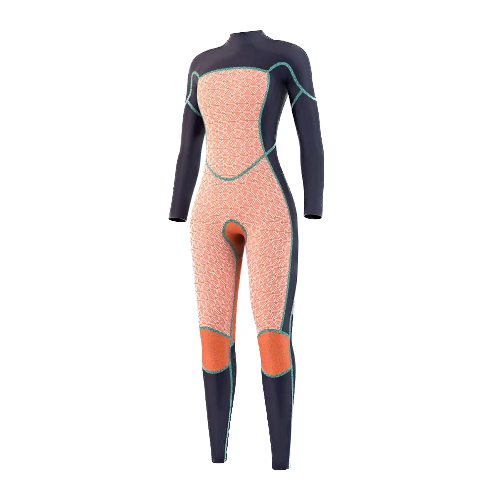 Mystic | Diva Fullsuit 3/2 FZ | Night Blue | 2021 | Buy Wake UK Wetsuits 2