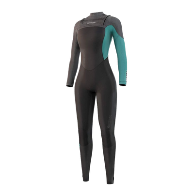 Mystic | Diva Fullsuit 3/2 FZ | Black/Mint | 2021 | Buy Wake UK Wetsuits