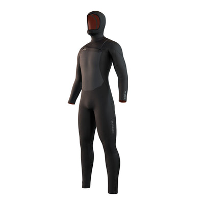 25 - Mystic Voltt Hooded Fullsuit 6/4/3mm Fzip - Black - L - Ex Display