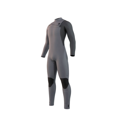 23 - Mystic - Marshall Fullsuit 3/2mm Fzip - Light Grey - L - Ex Display