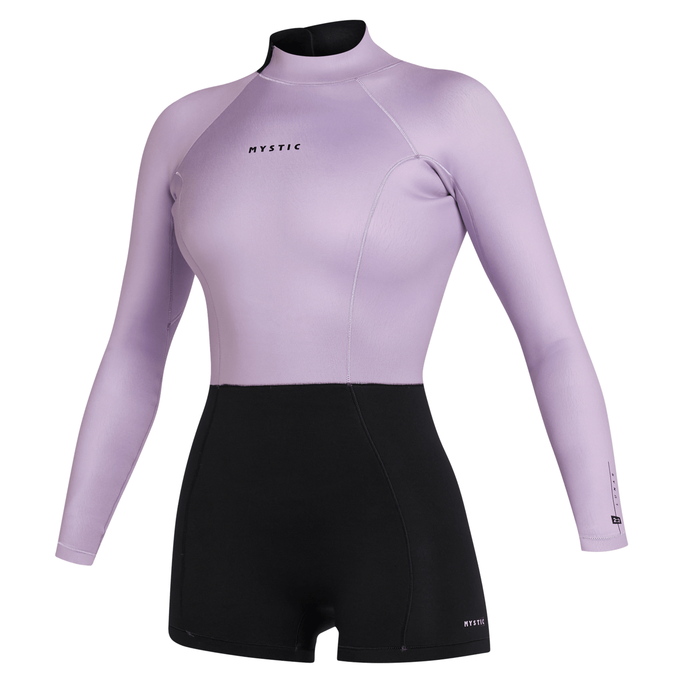 Mystic - Lunar Longarm Shorty 2/2mm Bzip Women - Pink / Purple - 2025