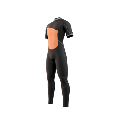 Mystic - The One Shortarm 3/2mm Zipfree - Black - 2024