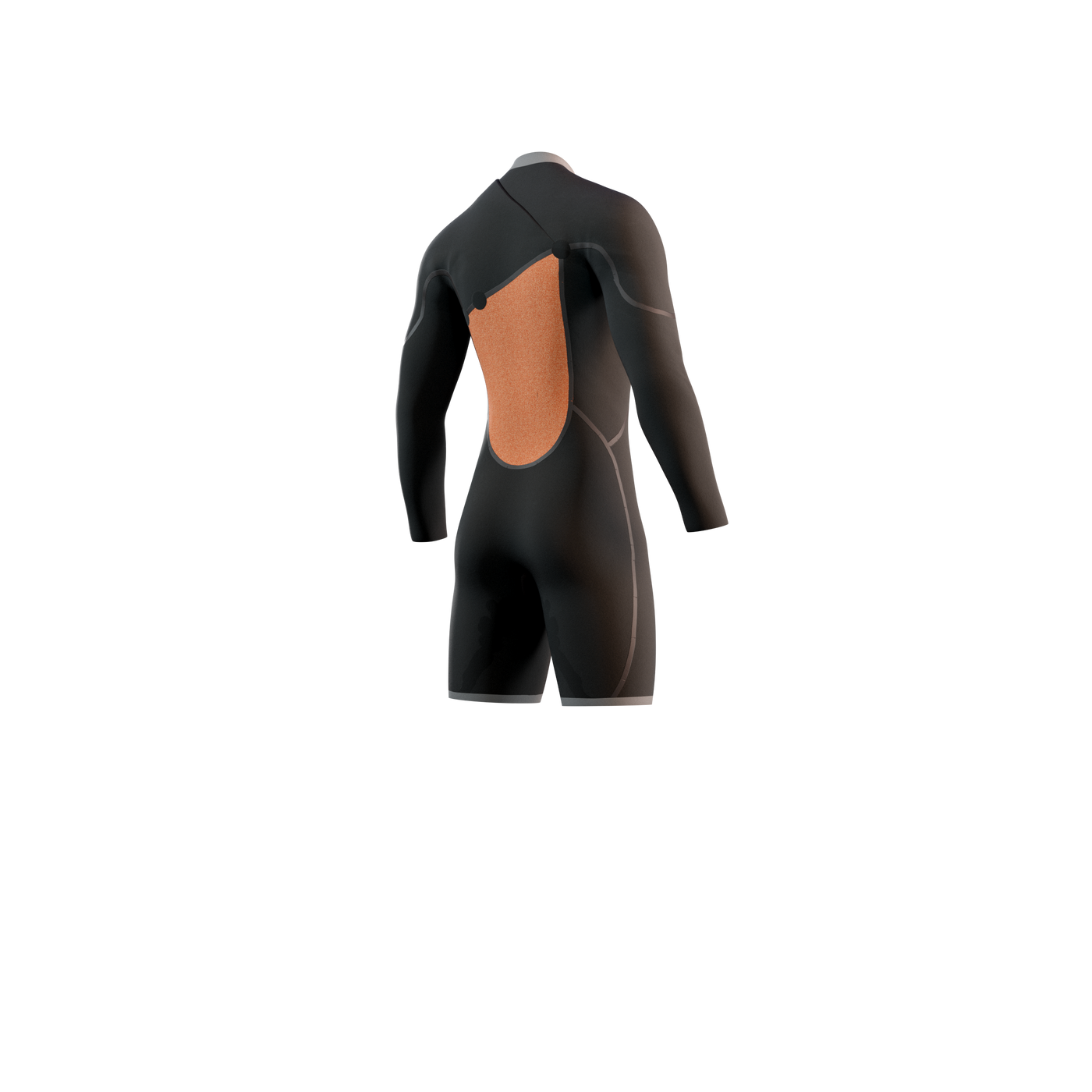 Mystic - The One Longarm Shorty 3/2mm Zipfree - Black - 2024