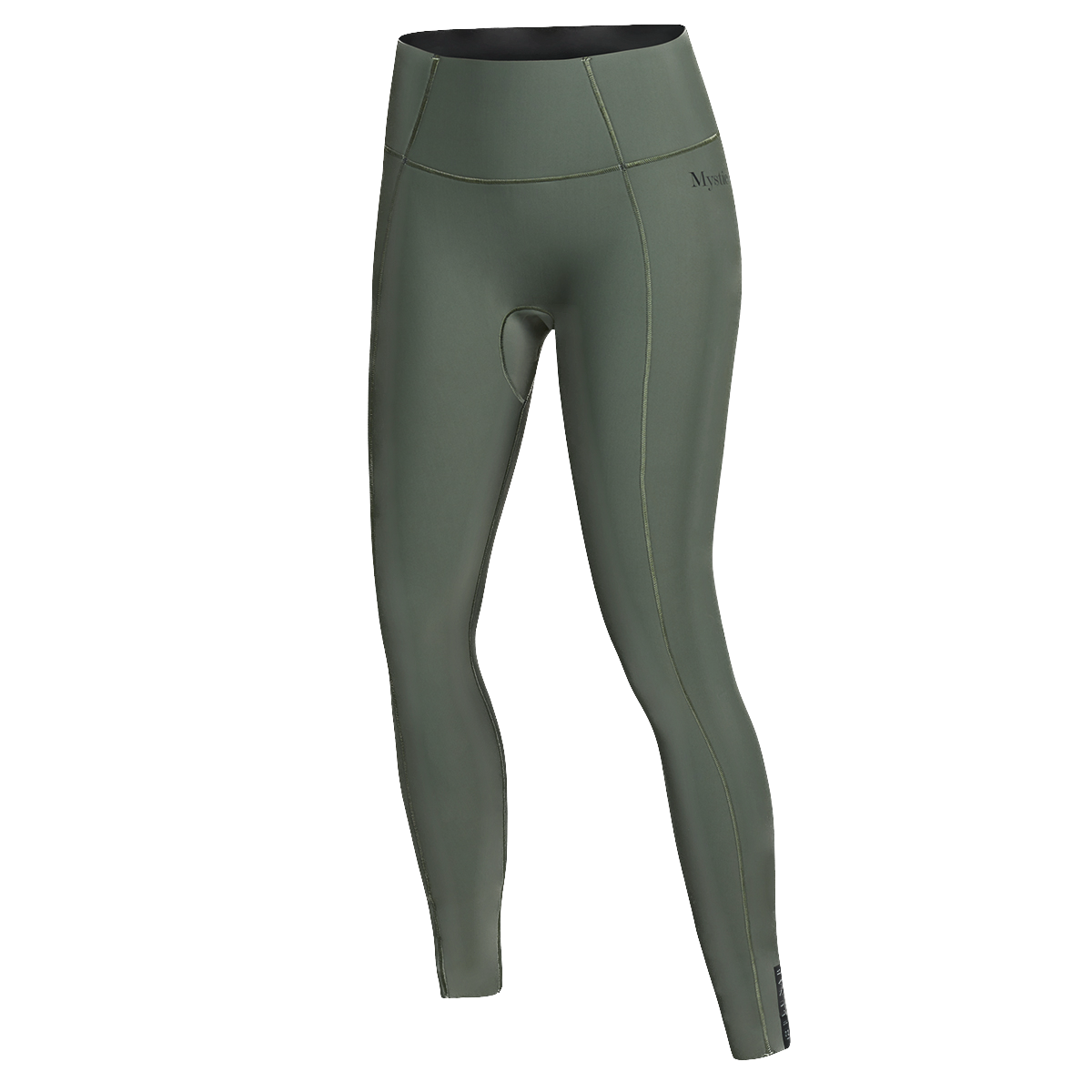 Mystic - Lunar NeoPants L/S 2/2mm Back ZipWmn - Olive - 2023