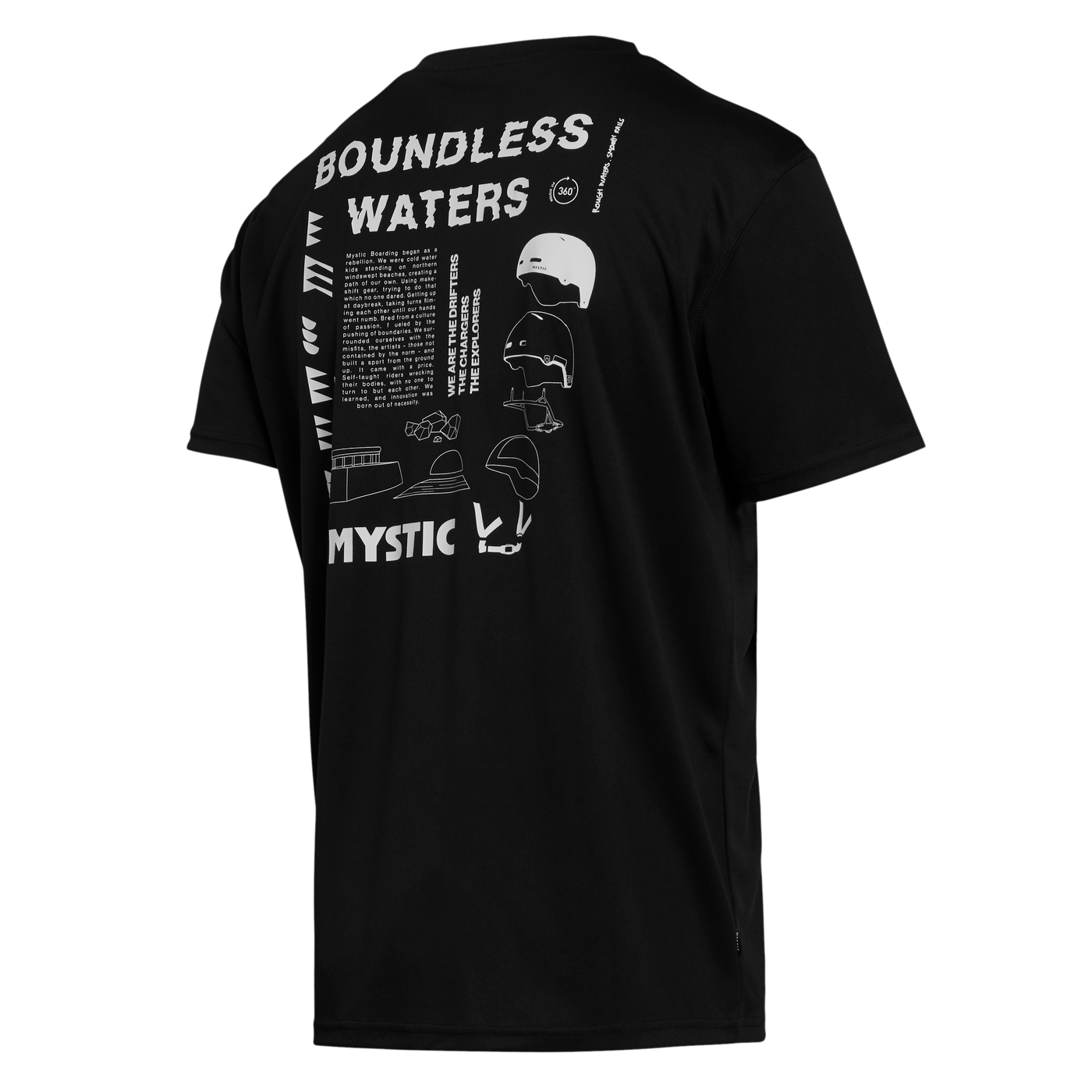 Mystic - Tactic S/S Loosefit Quickdry - Black - 2024