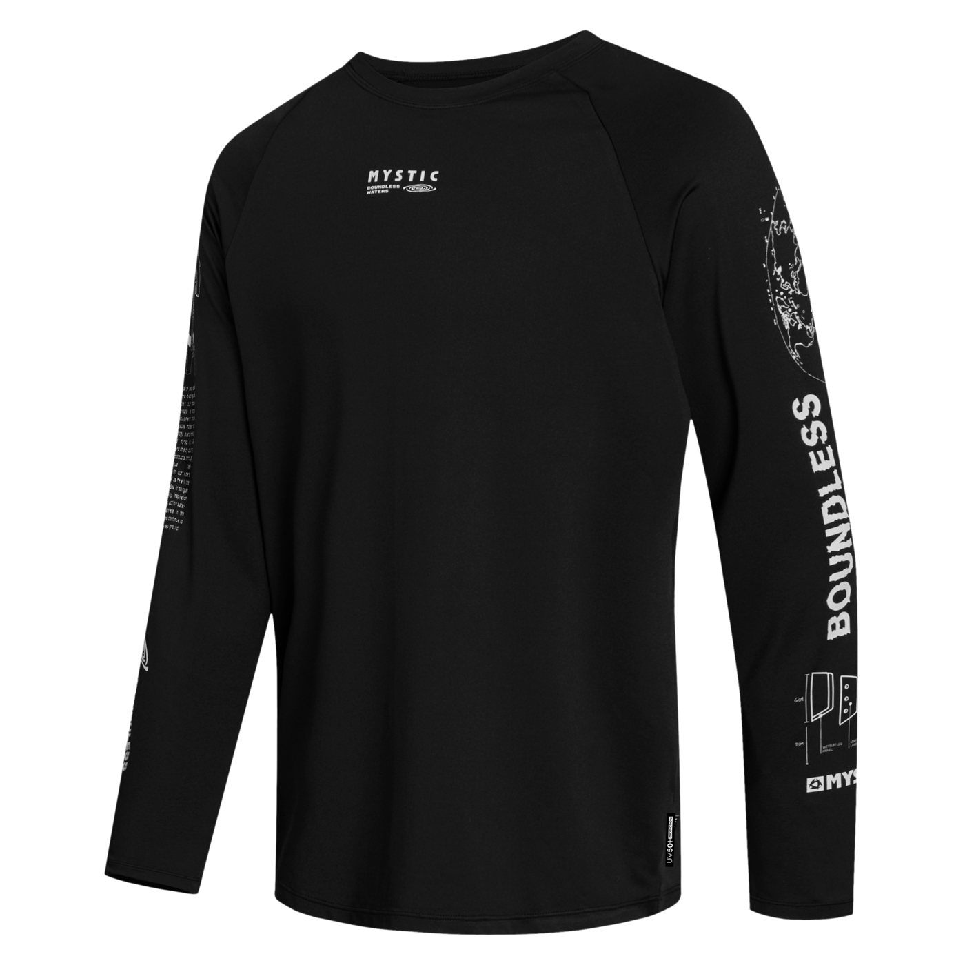 Mystic - Tactic L/S Loosefit Quickdry - Black - 2024