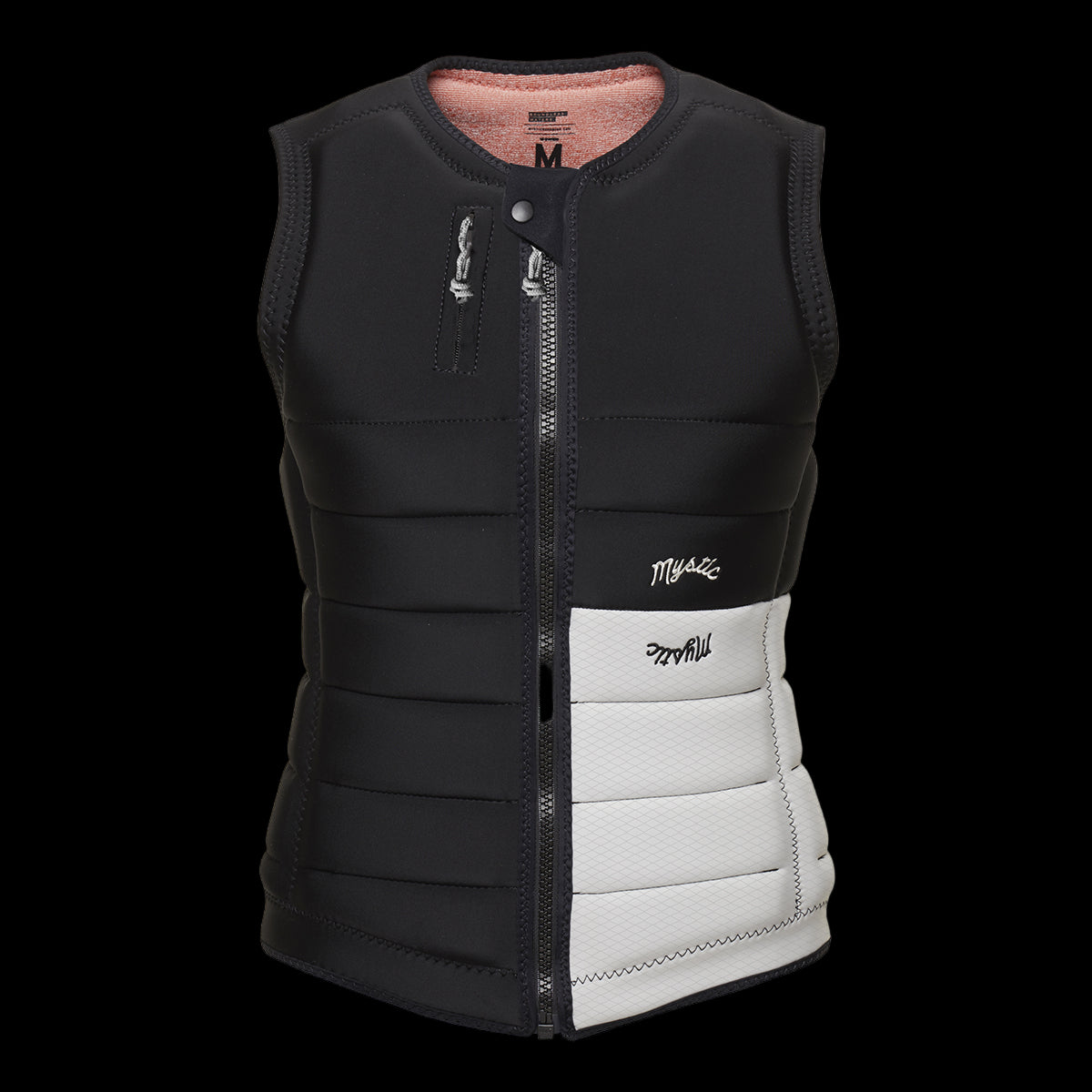 Mystic - Maze Impact Vest Fzip Wake Women - Black - 2025