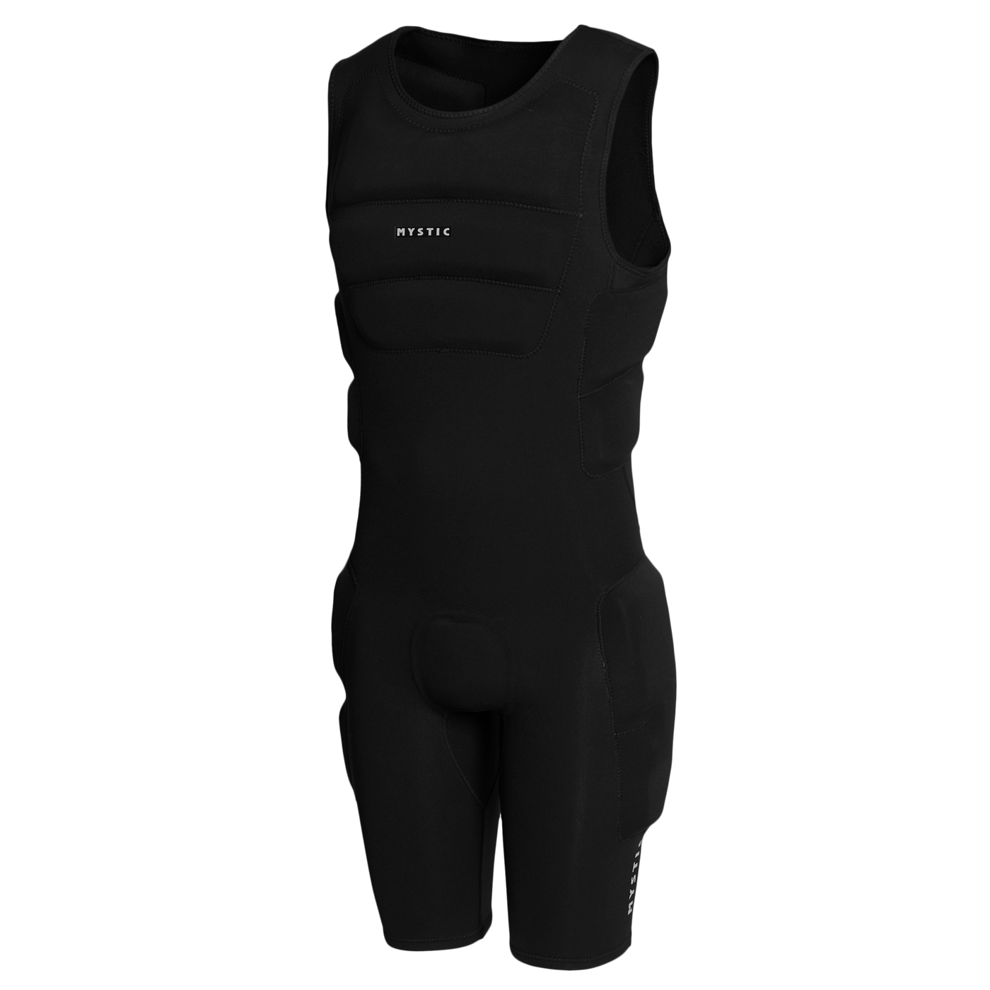 25 - Mystic Surf Impact Short John - Black -L - Ex Display
