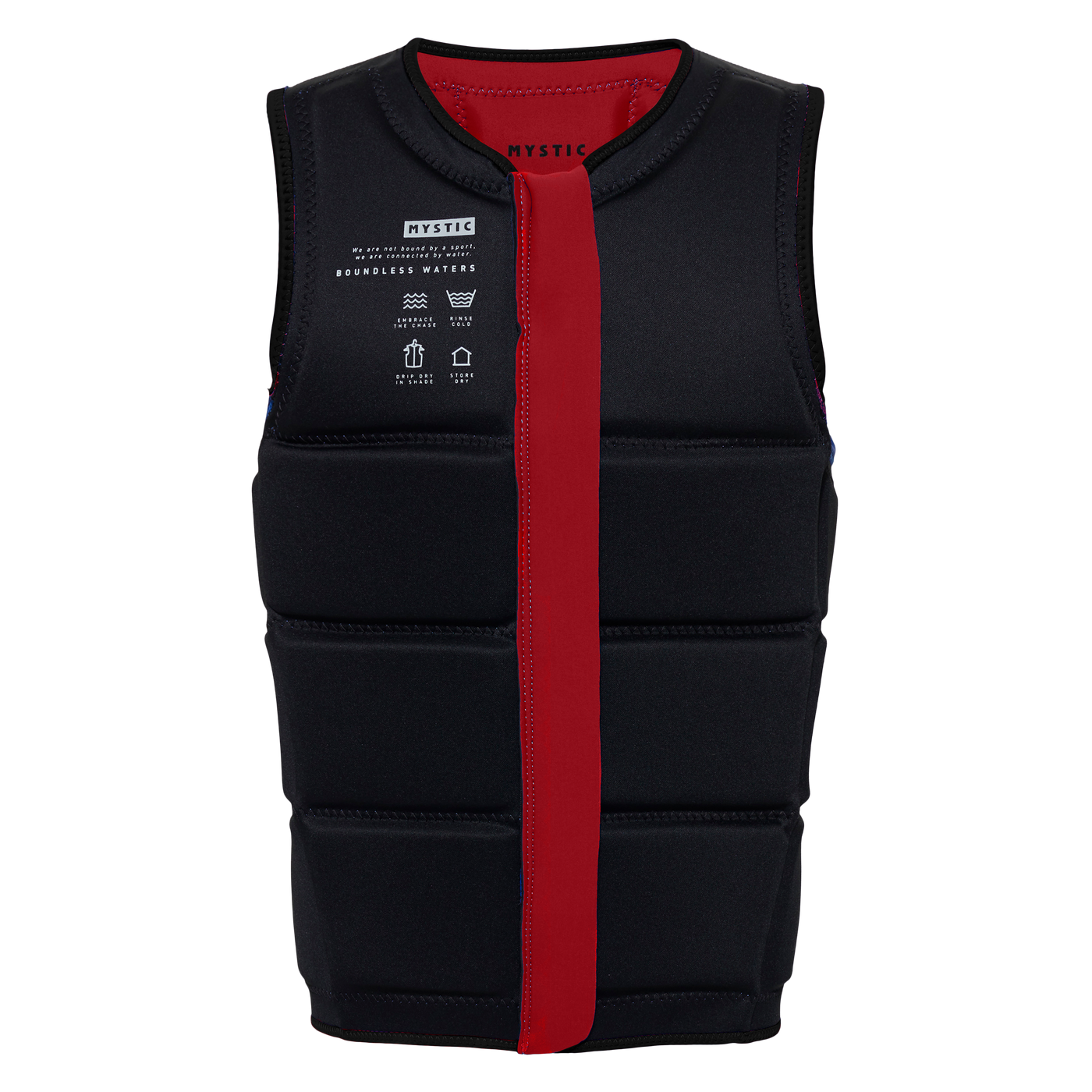 Mystic - Brand Impact Vest Fzip Wake CE - Red - 2025