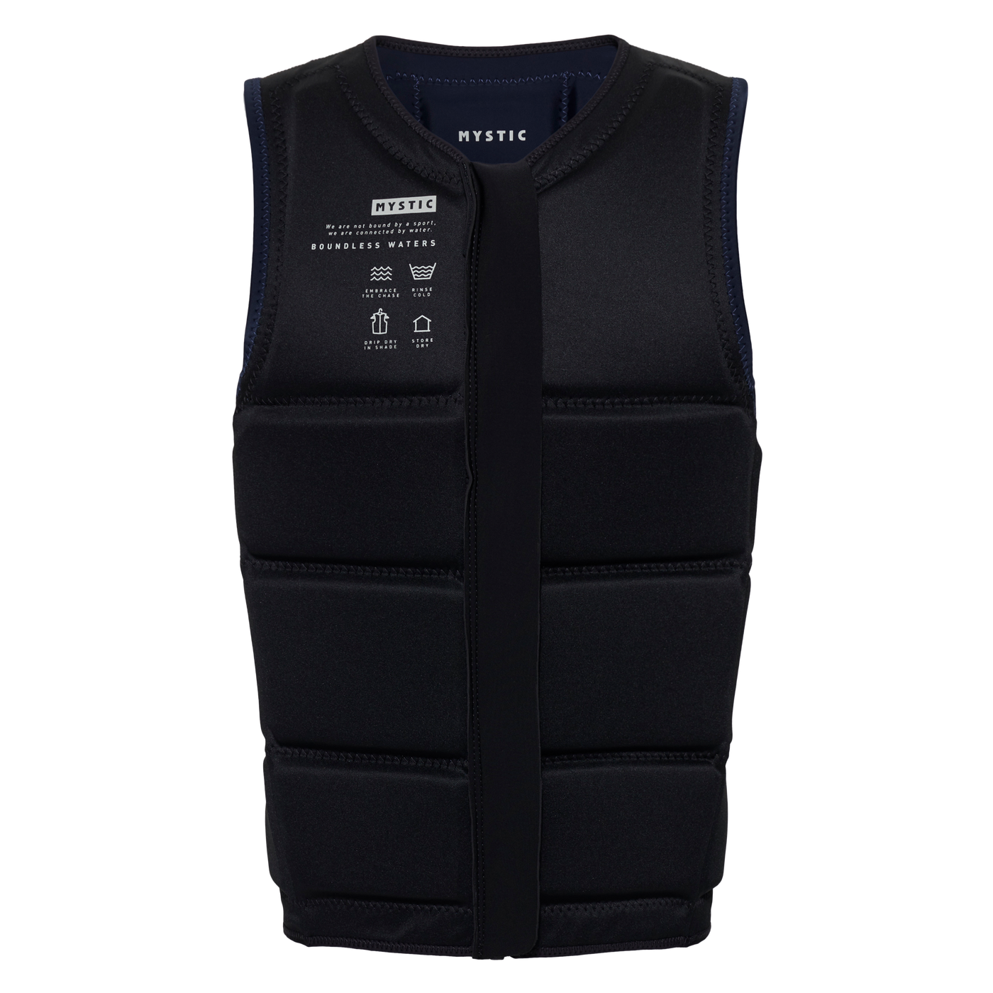 Mystic - Brand Impact Vest Fzip Wake CE - Navy - 2025