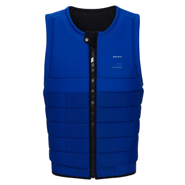 25 - Mystic Mayhem Impact Vest Fzip Wake - Black / Blue - L - Ex Display