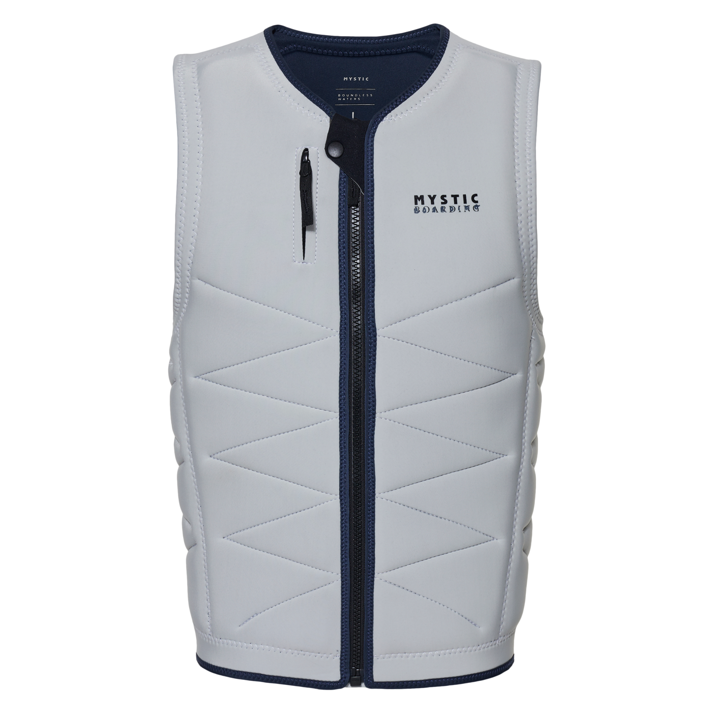 Mystic - Outlaw Impact Vest Fzip Wake - Off White - 2024