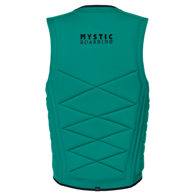 Mystic - Outlaw Impact Vest Fzip Wake - Green - 2024
