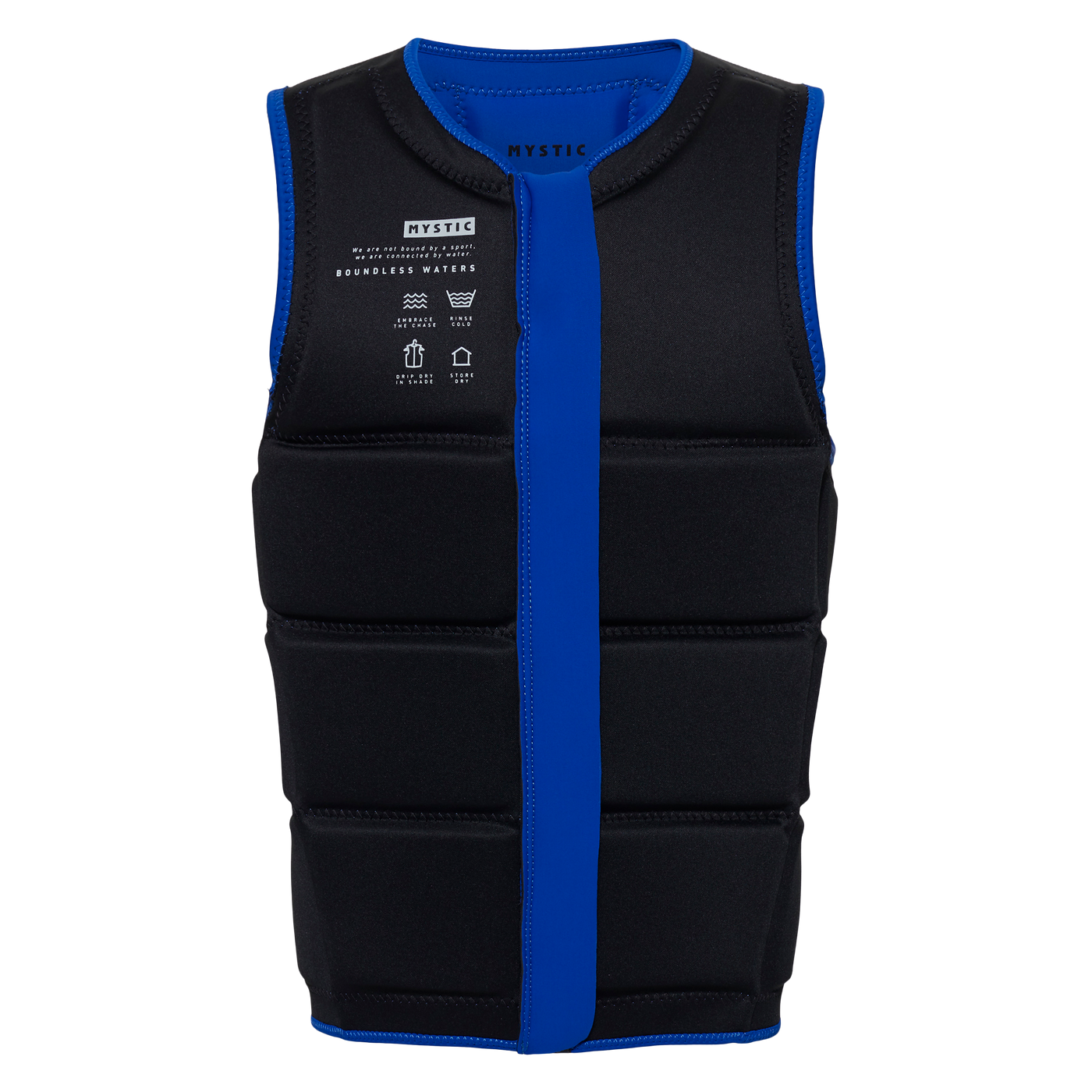Mystic - Star Impact Vest Fzip Wake - Blue - 2024