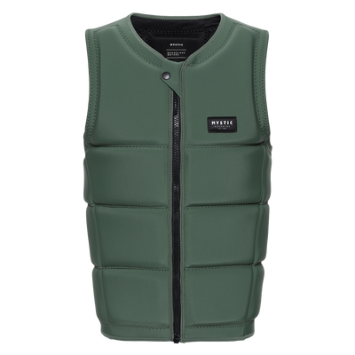 Mystic - Star Impact Vest Fzip Wake - Dark Olive - 2024