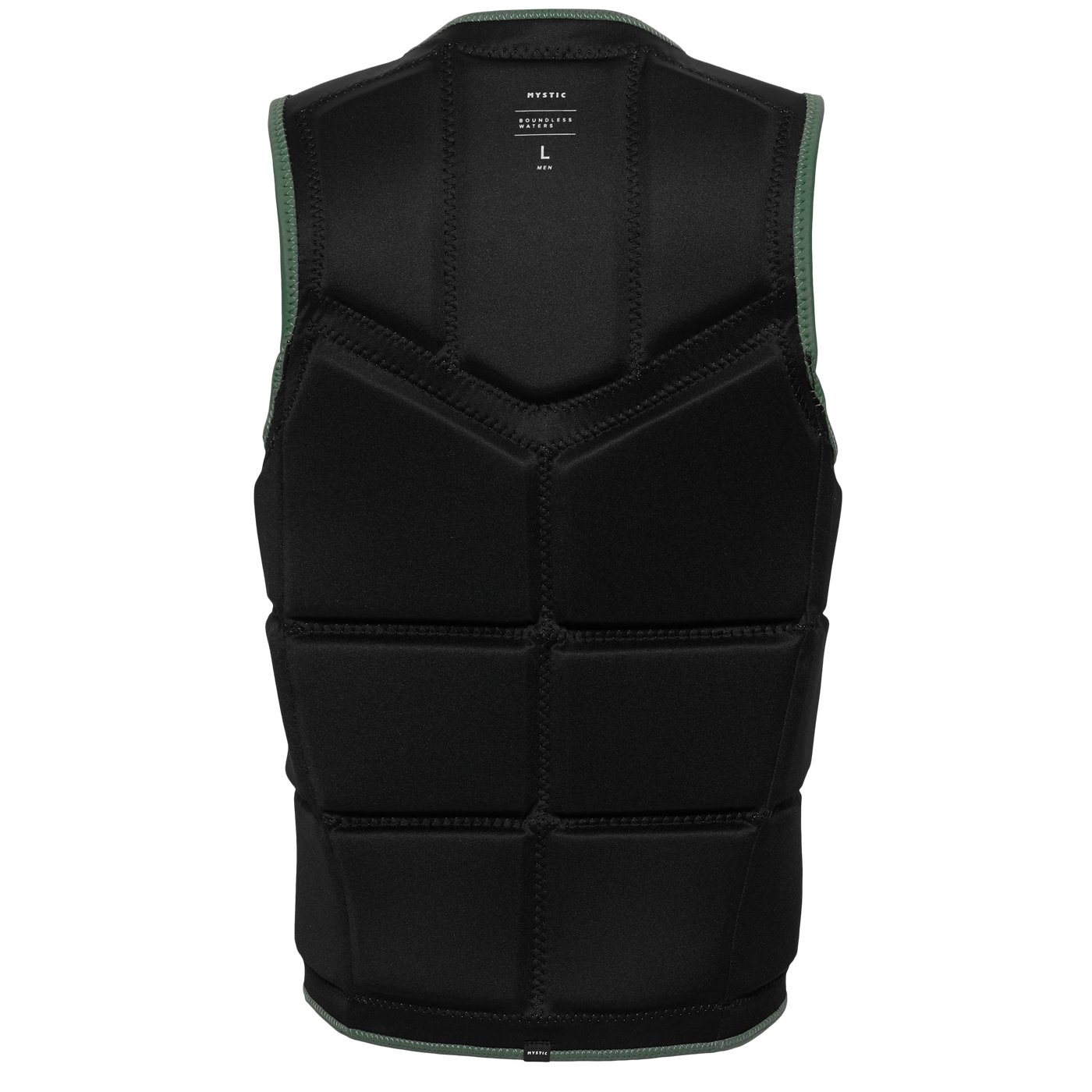 Mystic - Star Impact Vest Fzip Wake - Dark Olive - 2024