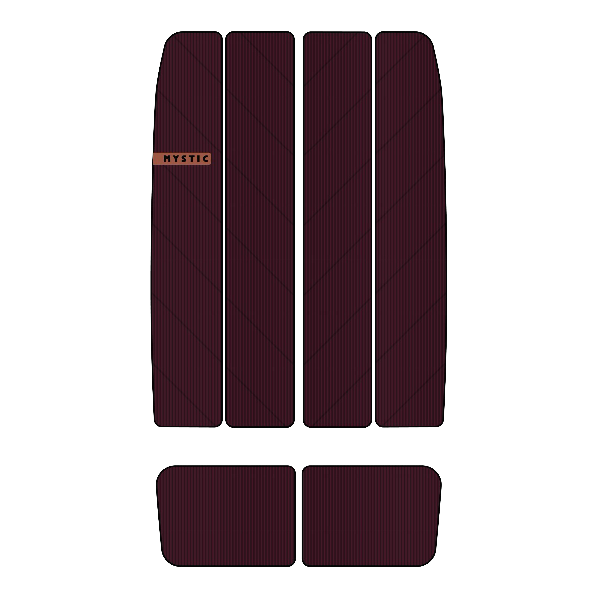 Mystic - Ambush Mid + Front Deckpad - Merlot - 2023