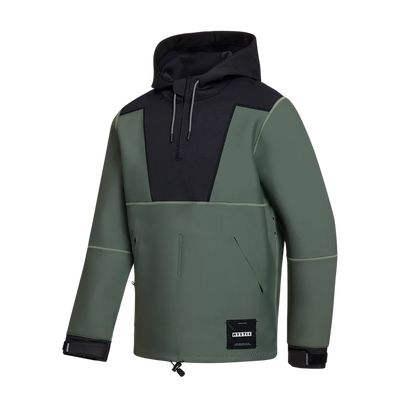 25 - Mystic Fulmar Neoprene Hoodie 3/2mm - Dark Olive - L - Ex Display