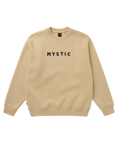 Mystic - Brand Crew Sweat - Pale Khaki - 2026
