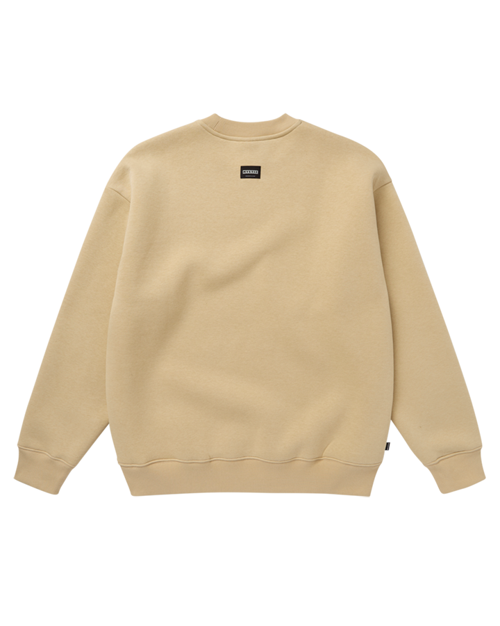 Mystic - Brand Crew Sweat - Pale Khaki - 2026
