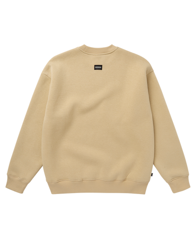 Mystic - Brand Crew Sweat - Pale Khaki - 2026