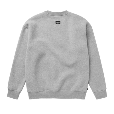 Mystic - Brand Crew Sweat - Light Grey Melee - 2025