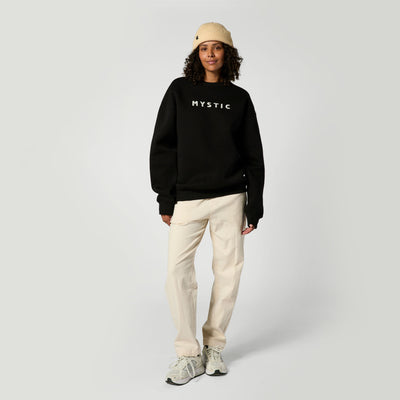 Mystic - Brand Crew Sweat - Black - 2025