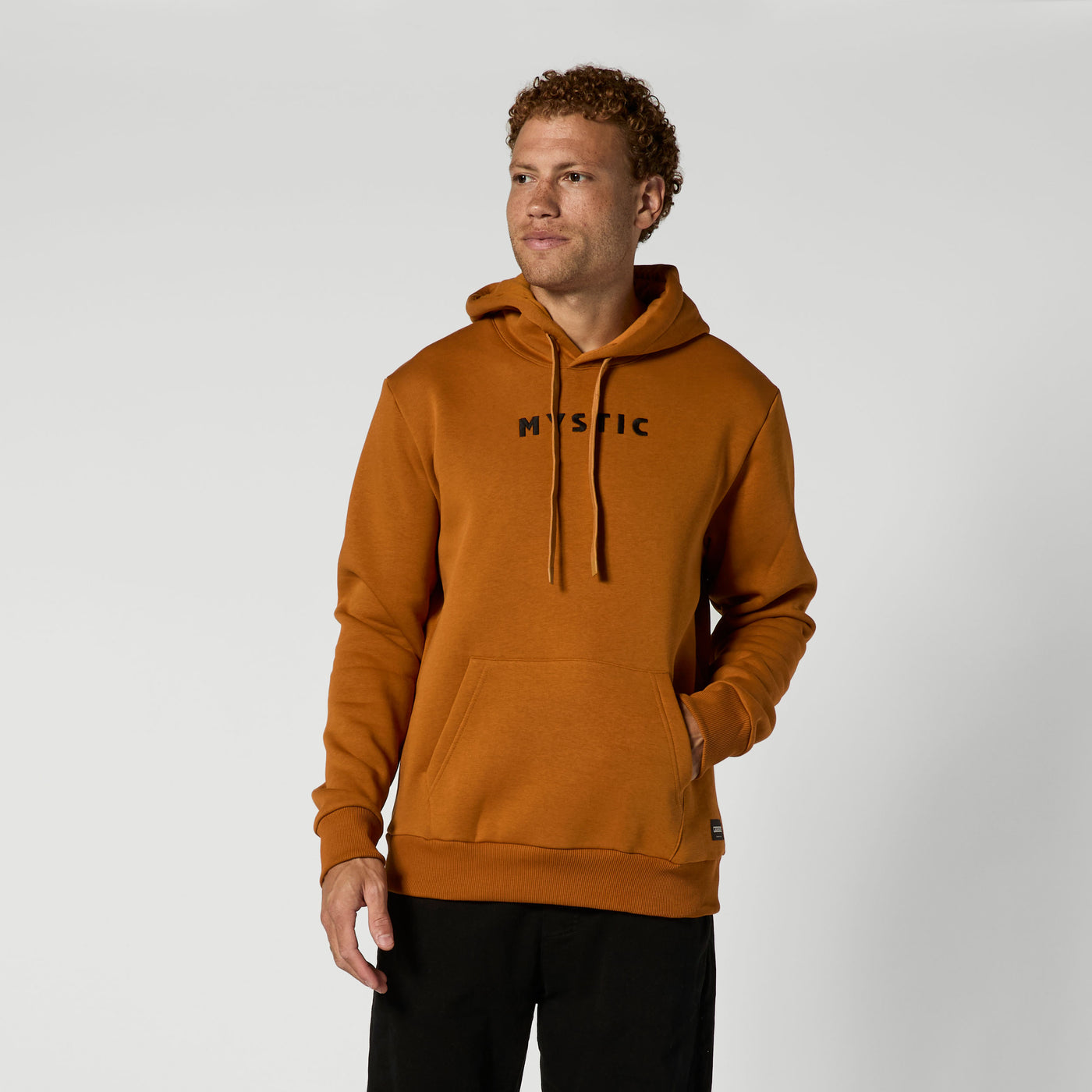 Mystic - Brand Hood Sweat - Golden Brown - 2026
