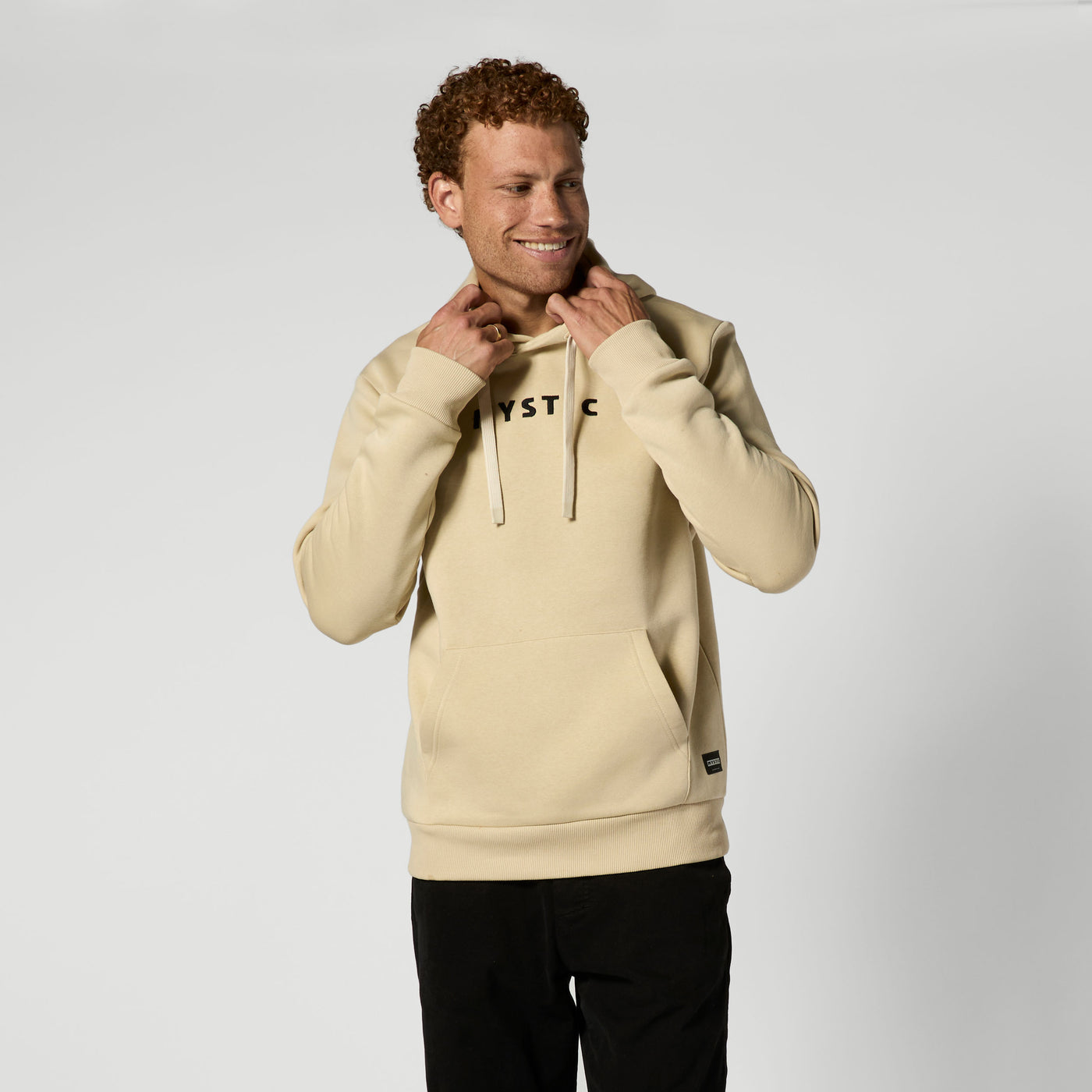 Mystic - Brand Hood Sweat - Pale Khaki - 2026