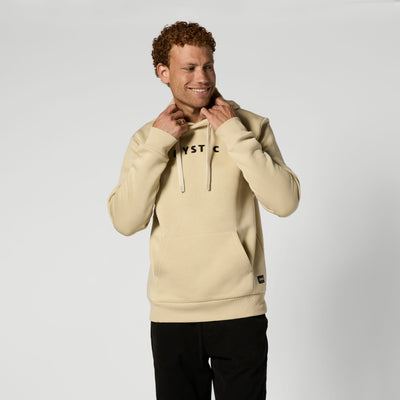 Mystic - Brand Hood Sweat - Pale Khaki - 2026
