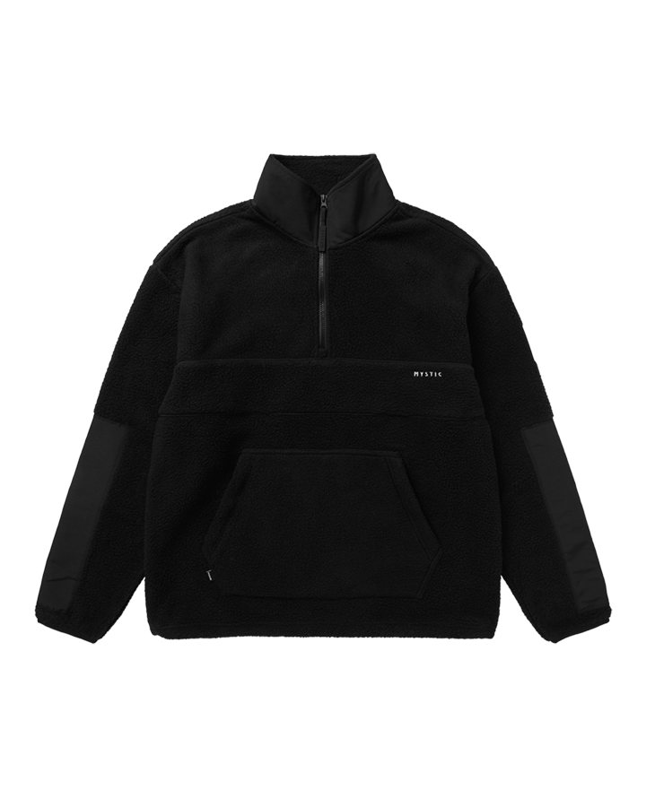 Mystic - DTS Fleece Half Zip Sweat - Black - 2026