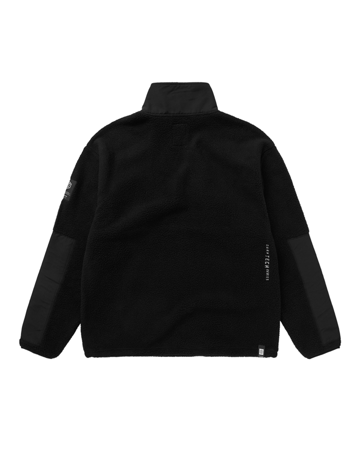 Mystic - DTS Fleece Half Zip Sweat - Black - 2026