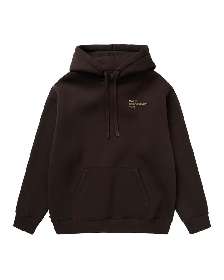 Mystic - Heartsease Hood Sweat - Dark Brown - 2026