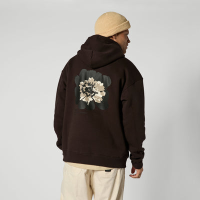 Mystic - Heartsease Hood Sweat - Dark Brown - 2026