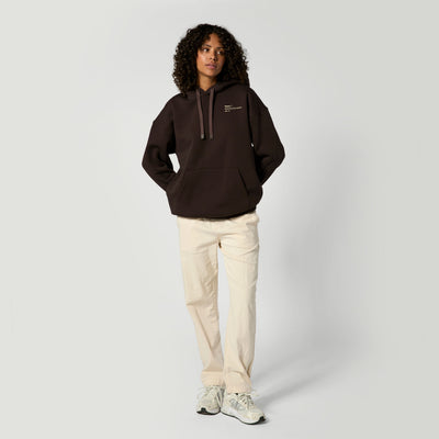 Mystic - Heartsease Hood Sweat - Dark Brown - 2026