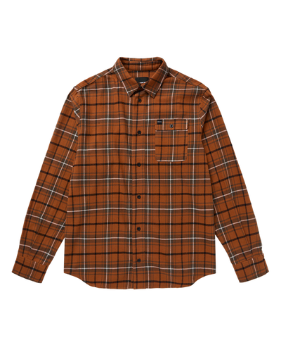 Mystic - The Check Shirt - Golden Brown - 2026