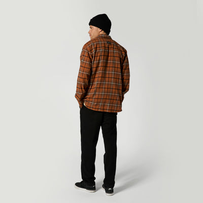 Mystic - The Check Shirt - Golden Brown - 2026
