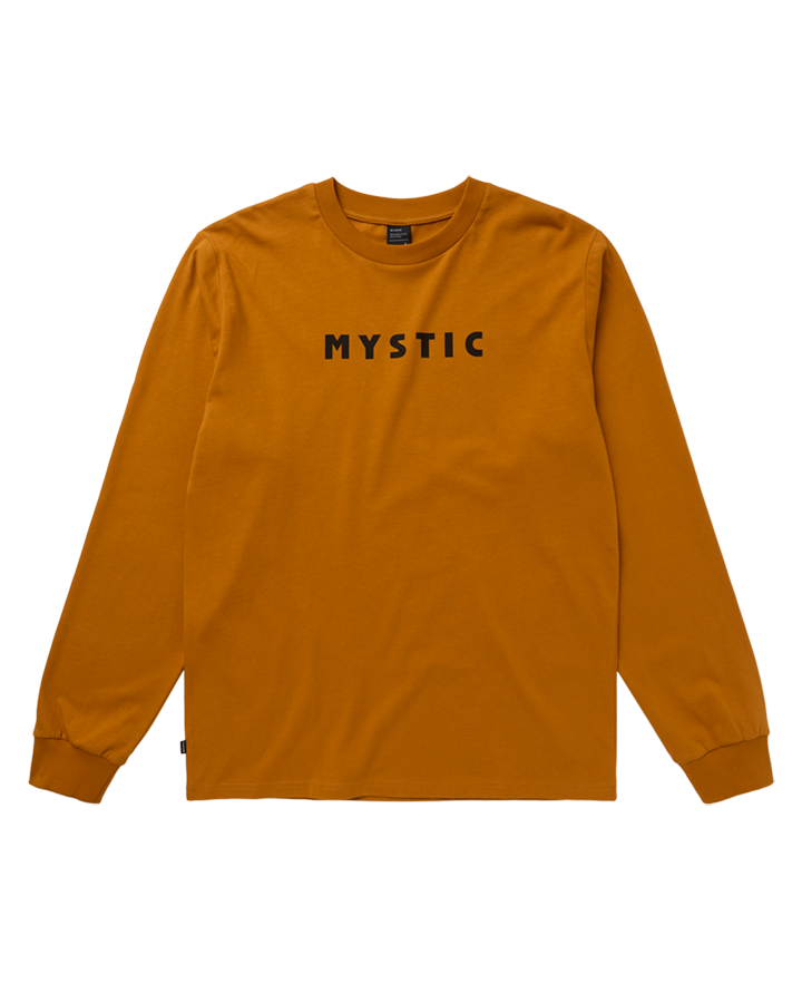 Mystic - Brand L/S Tee - Golden Brown - 2026