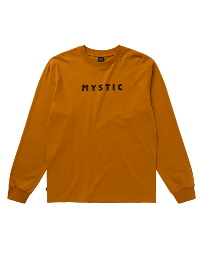 Mystic - Brand L/S Tee - Golden Brown - 2026