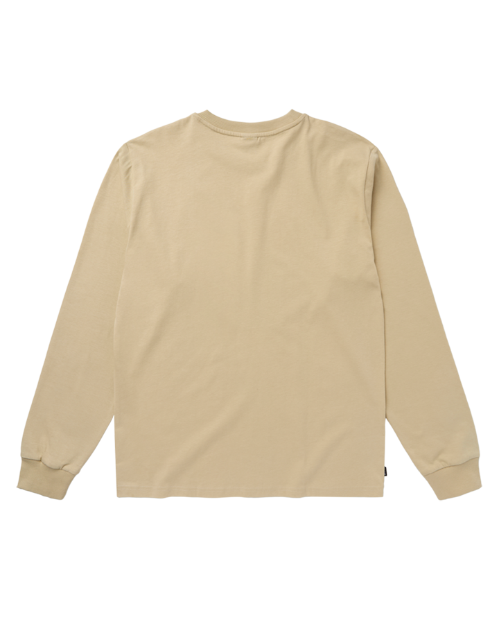 Mystic - Brand L/S Tee - Pale Khaki - 2026