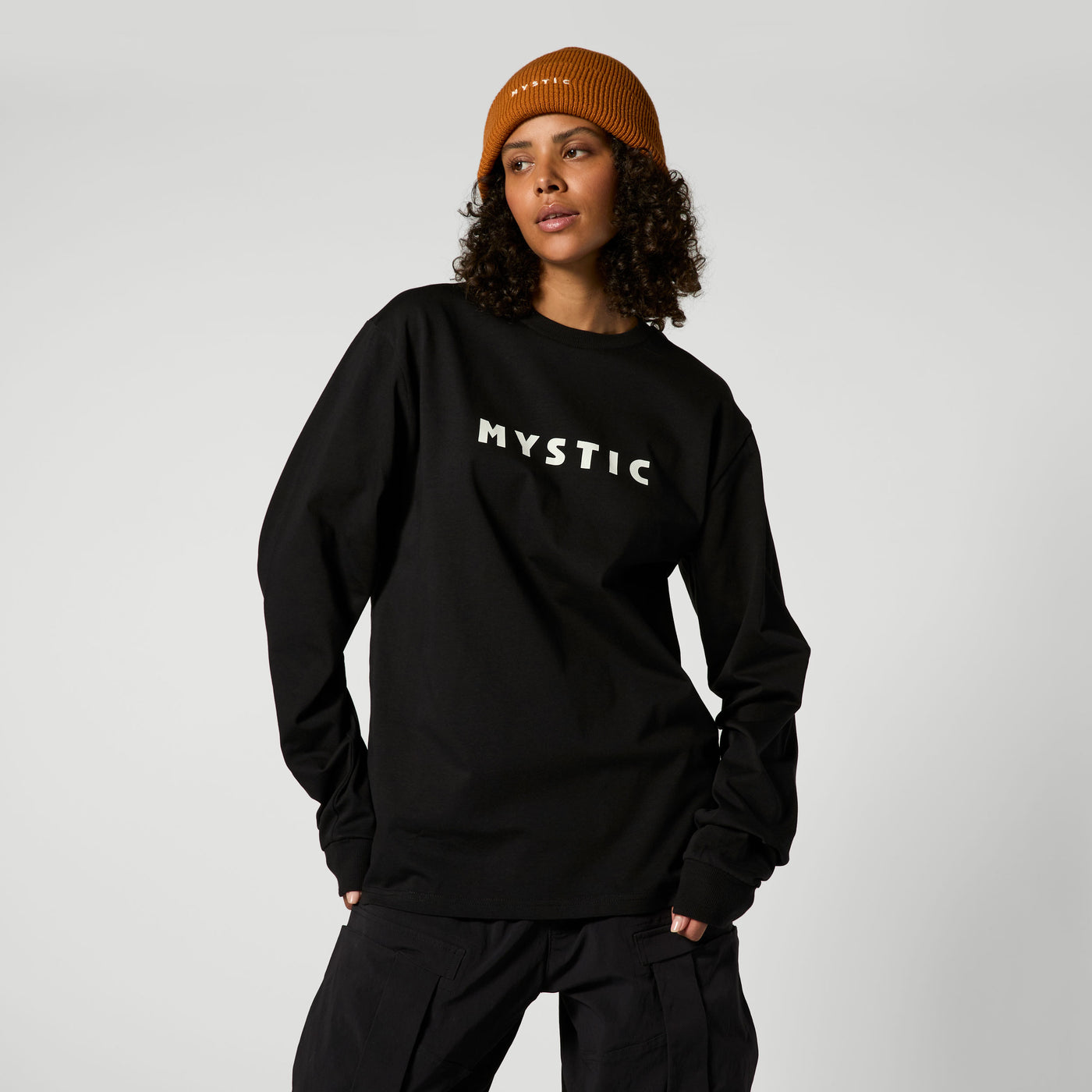 Mystic - Brand L/S Tee - Black - 2026